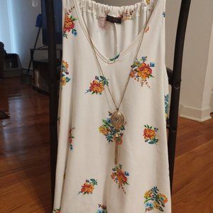 First Love Sleeveless Tank w/ Chain